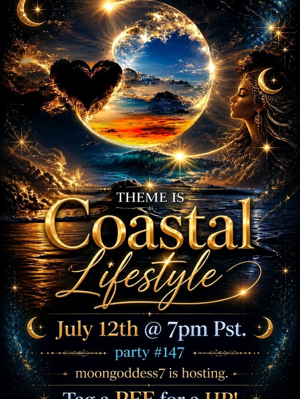 ๐ฅณ #147 - Coastial Lifestyle | July 12th @7pm PST - Tag A Pff For A HP! - Picture 1 of 13
